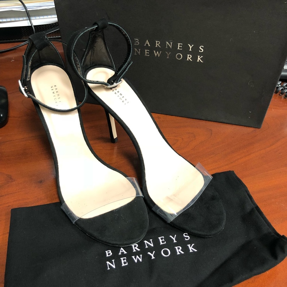 Barney’s New York Clear strap heel